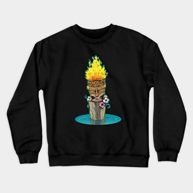 LAKE TIKI Crewneck Sweatshirt by zerostreet